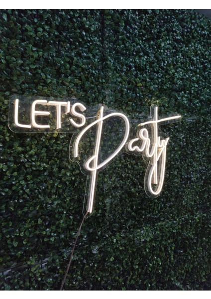 Lets Party Neon LED TABELA(60X34CM)