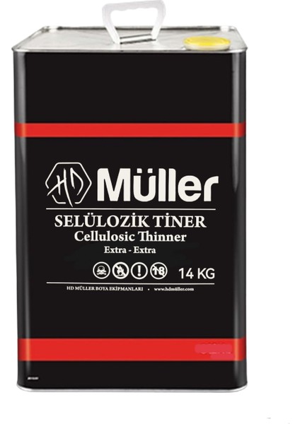Selülozik Extra Tiner 14 kg