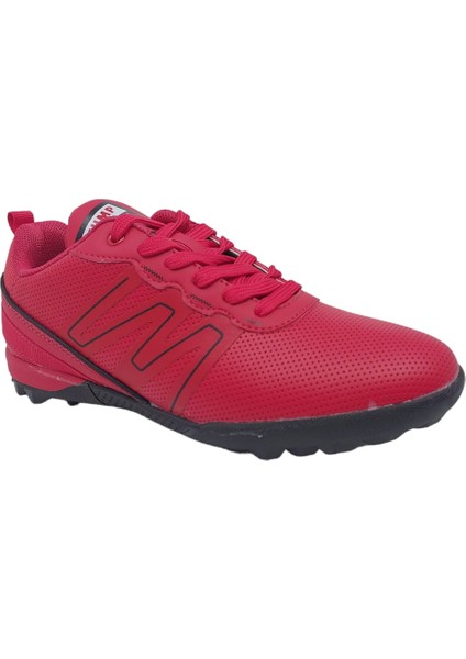 29112 Erkek Kırmızı Bağcıklı Halı Saha Futbol Ayakkabısı fiyatları