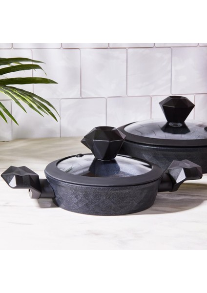 Biodiamond Elmas Kristal Indüksiyon Tabanlı 6 Parça Sahan Seti 10 Yıl Garanti modelleri