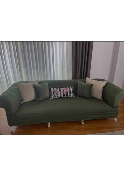 Lastikli Esnek Koltuk Kanepe Kılıfı Takımı Çekyat Örtüsü 3+3+1+1 modelleri