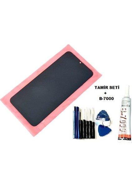 Samsung Galaxy M21 (M215F) LCD Ekran Dokunmatik Orjinal (B-7000+TAMIR Seti)