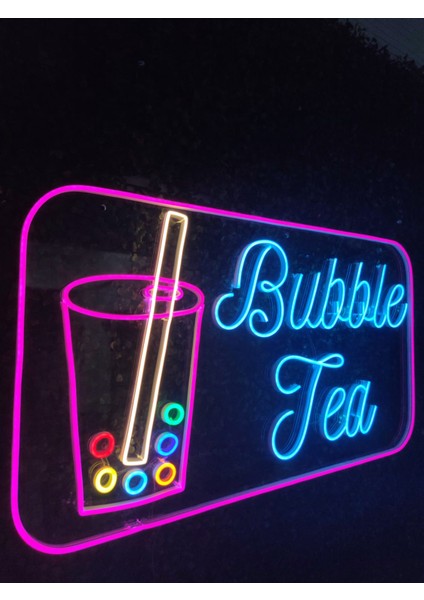Bubble Tea Neon LED Tabela