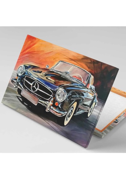 Mercedes Benz Klasik Araba Dekor 1957 Classic 190 Sl Nostalji Kanvas Tablo ART03104 fiyatları