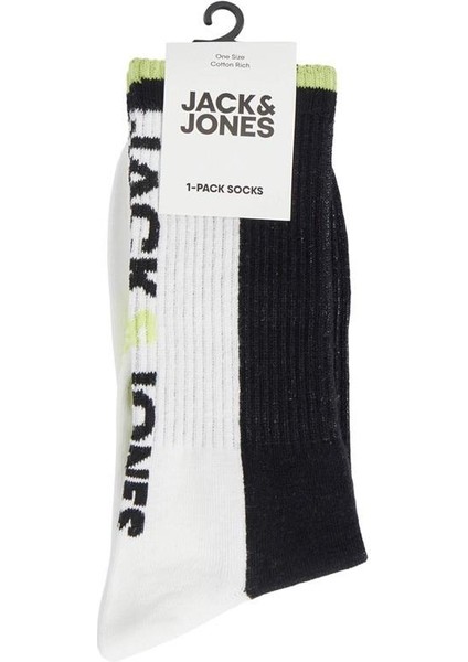 Jacathletıc Logo Back Tennıs Sock Siyah