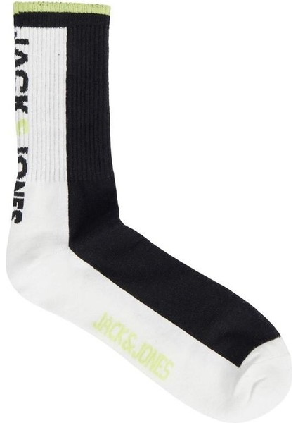 Jacathletıc Logo Back Tennıs Sock Siyah