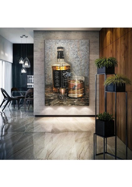 Yüzen Balık Cafe Bar Restorant Mutfak Dekor Kanvas Tablo AR030138