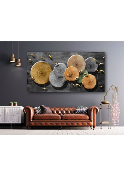 Dekoratif Ahşap Daireler ve Gold Balıklar fiyatları