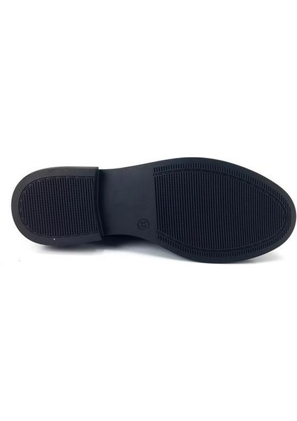 105 Deri Günlük Kadın Ayakkabı-Siyah fırsatları