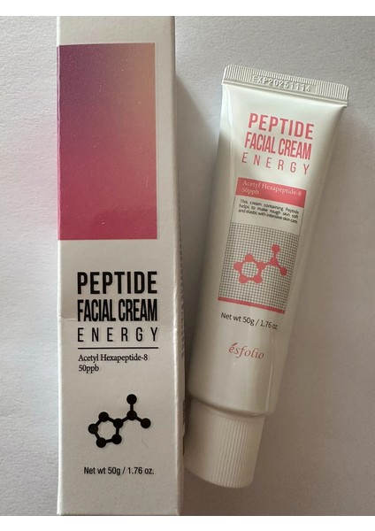 2 Çeşit Peptit Içeren Yaşlanma Önleyici Bakım Kremi Peptide Facial Cream 50 ml