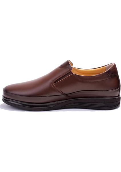 DMA08-429KS Kahve Ortopedik Günlük Erkek Deri Ayakkabı modelleri