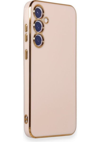 Samsung Galaxy S23 Fe Kılıf Bark Parlak Kenarlı Silikon