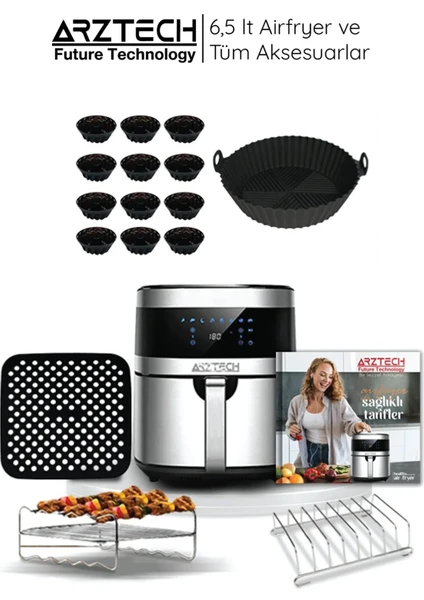 Airfryer ve Tüm Aksesuarları 6.5lt Xxl