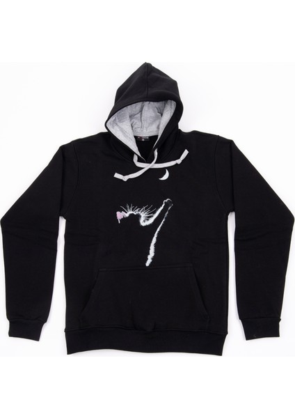 Chasing Moon / Kapüşonlu Sweatshirt