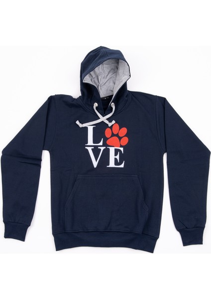 Love / Kapüşonlu Sweatshirt