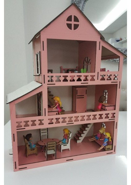 Ahşap Oyun Evi Işıklı Oyun Evi Bebek Oyun Evi Çocuk Oyun Evi indirimleri