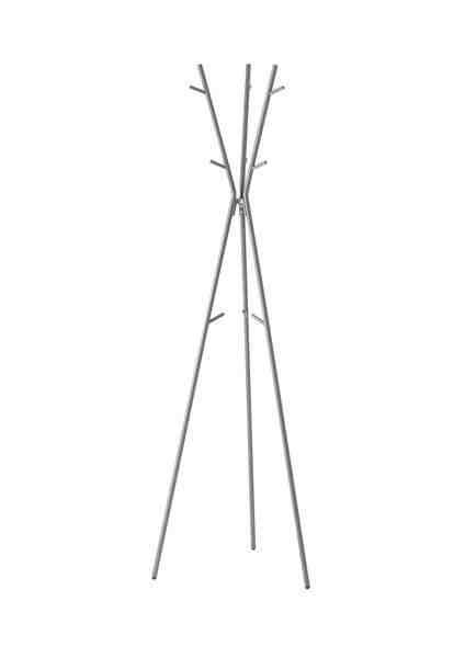 Ekrar Beyaz / Gri-Yeşil 169 cm Ayaklı Askılık