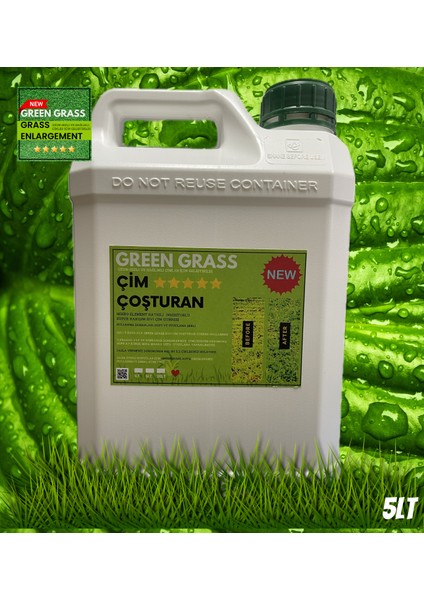 Çim Çoşturan 5lt Sıvı Gübre Greengrass