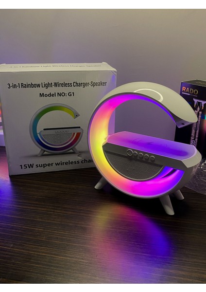 G Akıllı Işık Bluetooth Hoparlör Gökkuşağı modelleri
