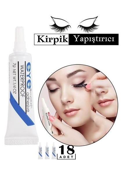 Transformacion 15+3 Adet 30 Sn De Takma Kirpik Yapıştırıcı Siyah