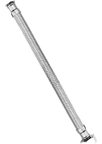 1 1/4" 16 Bar Paslanmaz Örgülü Hidrofor Hortumu Düz Flex Hortum (Rakor & Nipel) 60 cm