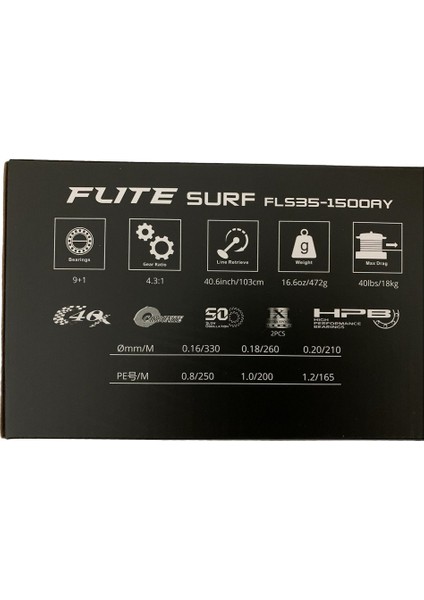 Flite Surf FLS35-1500AY Gunsmoke 9+1bb Olta Makinesi indirimleri