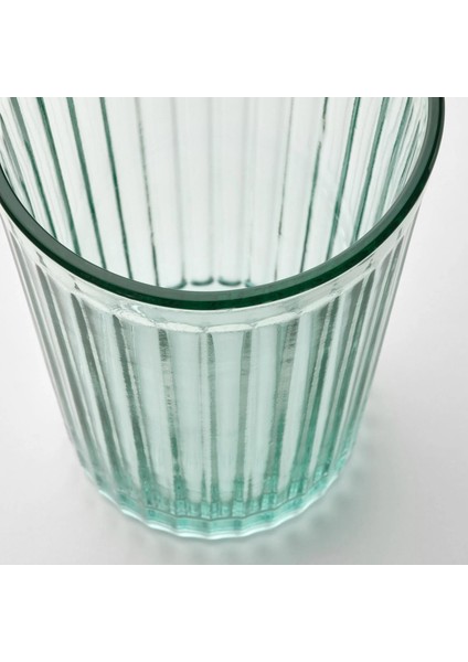Cam Bardak Seti Açık Turkuaz Renk 31 cl 4 Adet