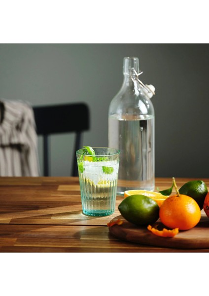 Cam Bardak Seti Açık Turkuaz Renk 31 cl 4 Adet fırsatları