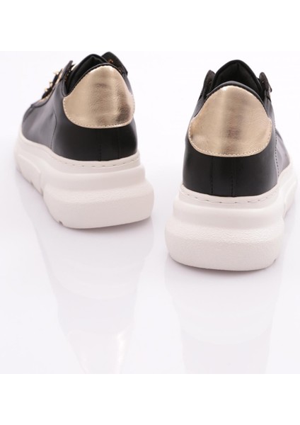 ES864 Kadin Kalin Kristal Taşli Sneakers Ayakkabi modelleri