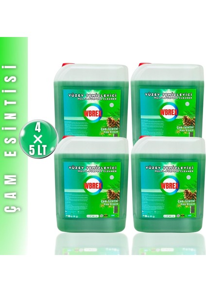 Çok Amaçlı Yüzey Temizleyici-Çam Esintisi-5 Lt*4