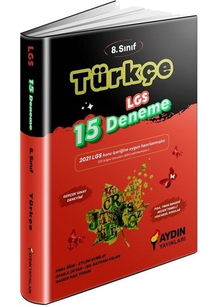 8. Sınıf LGS Türkçe 15 Deneme