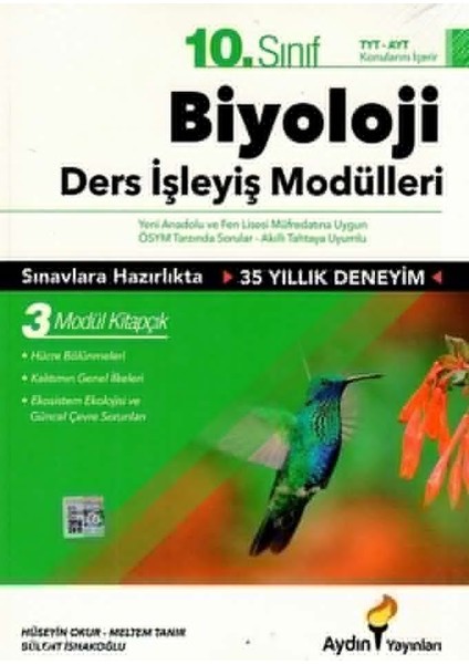 10. Sınıf Biyoloji Ders İşleyiş Modülleri