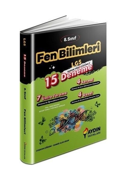 8. Sınıf LGS Fen Bilimleri 15 Deneme