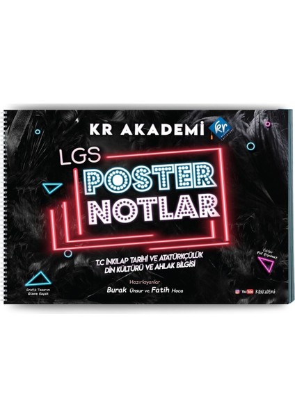 8.Sınıf LGS Inkılap Tarihi ve Atatürkçülük Din Kültürü ve Ahlak Bilgisi Poster Notları