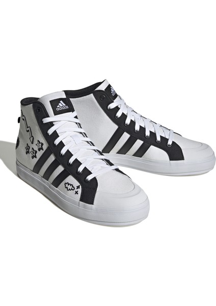ADİDAS BRAVADA 2.0 MID ID7353 ERKEK FTWWHT/CBLACK/CBLACK Günlük Sneaker Ayakkabı modelleri