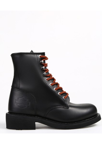 Deri Siyah Erkek Bot Iron New