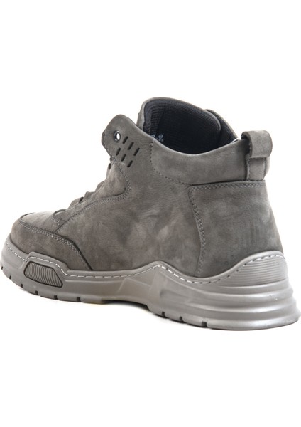 Deri Gri Erkek Bot BUL-240028 modelleri