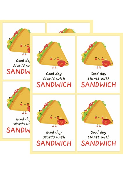 QY1359-48PCS 24-48PCS Sevimli Mini Gıda Ambalaj Çıkartmaları Karikatür Güneş Avokado Sandviç Dekorasyon Etiketi Kırtasiye Çıkartmalar (Yurt Dışından) fiyatları
