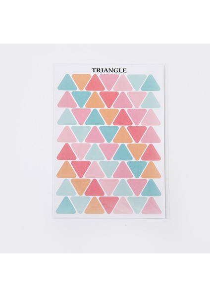 Stil 6 Renkli Dekoratif Renkli Kalp Şeklinde Yapışkanlı Etiket Sevimli Günlüğü Albümü Dekoratif Çıkartmalar Kırtasiye Etiket (Yurt Dışından)