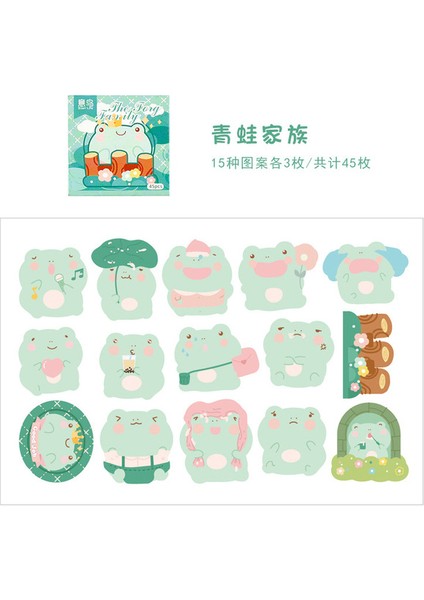 03 45 Adet/takım Yenilik Karikatür Hayvanlar Kağıt Çıkartmalar Scrapbooking Diy Günlük Günlüğü Kırtasiye Etiket Estetik Dekor Hediye (Yurt Dışından)