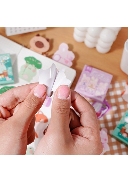 03 45 Adet/takım Yenilik Karikatür Hayvanlar Kağıt Çıkartmalar Scrapbooking Diy Günlük Günlüğü Kırtasiye Etiket Estetik Dekor Hediye (Yurt Dışından) modelleri