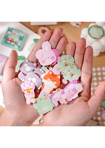 03 45 Adet/takım Yenilik Karikatür Hayvanlar Kağıt Çıkartmalar Scrapbooking Diy Günlük Günlüğü Kırtasiye Etiket Estetik Dekor Hediye (Yurt Dışından) fırsatları