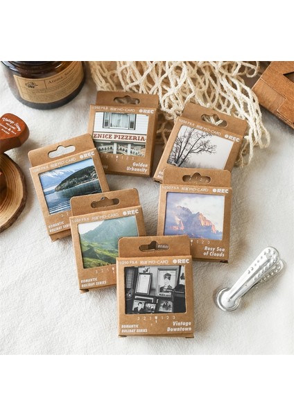 45 Adet 10/25/45 Adet Vintage Manzara Eskiz Defteri Etiket Estetik Dekorasyon Scrapbooking Günlüğü Kırtasiye Çocuklar Için Okul Malzemeleri (Yurt Dışından) fiyatları