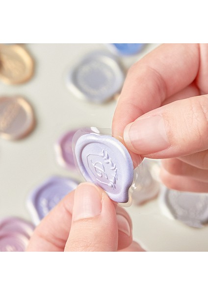 No.7 18 Adet/takım Stereoskopik Etiket Vintage Retro Balmumu Damga Estetik Etiket Dıy Dekoratif Karalama Defteri Güzel Zarf Conta Etiket (Yurt Dışından) modelleri