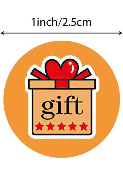 QY1263-300PCS 100-500 Adet Hediye Etiket Memnuniyeti Beş Yıldızlı Övgü Hediye Kutusu Ambalaj Eşantiyon Sızdırmazlık Yapışkan Etiket (Yurt Dışından) modelleri