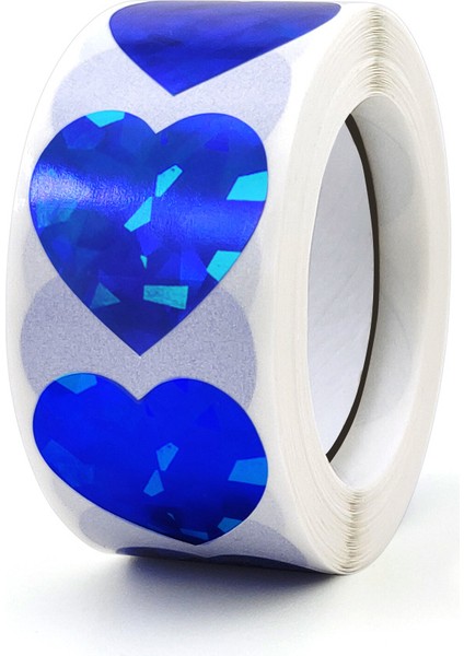 QY1996-100PCS 100-500PCS Sevgililer Günü Kırtasiye Etiket Aşk Gökkuşağı Etiket Kalp Şekli Scrapbooking Hediye Paketleme Parti Düğün Etiketleri (Yurt Dışından) fırsatları