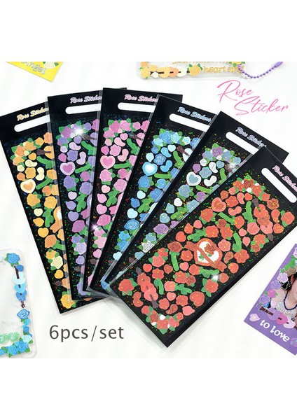 6 Adet Set Sharkbang 4 Adet, 6 Adet, 8 Adet Tam Set Serisi Çıkartmalar Kpop Idol Kartpostallar Kore Çıkartmalar Günlüğü Karalama Defteri Dekoratif Malzemeler (Yurt Dışından)