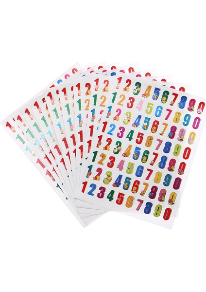 Sz 10 10 Adet/torba Çocuk Karikatür Desen Mini Anaokulu Ödül Etiket Öğretmen Övgü Etiket Ödül Beş Yıldızlı Altın Etiket (Yurt Dışından)