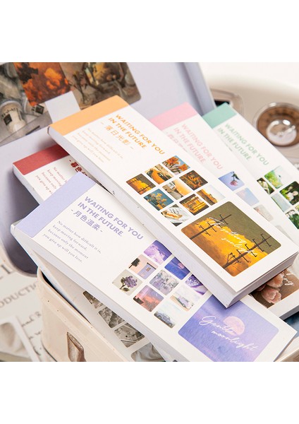 C Dimi 30 Sayfa Üç Izgara Şerit Ins Çıkartmalar Düşen Güneş Gölge Happy Hour Yapışkanlı Etiket Yaratıcı Scrapbooking Kırtasiye (Yurt Dışından)
