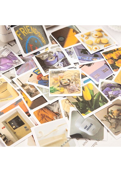 C Dimi 30 Sayfa Üç Izgara Şerit Ins Çıkartmalar Düşen Güneş Gölge Happy Hour Yapışkanlı Etiket Yaratıcı Scrapbooking Kırtasiye (Yurt Dışından)